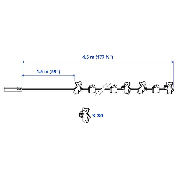 IKEA, дополнительный ракурс - схема-чертеж с размерами