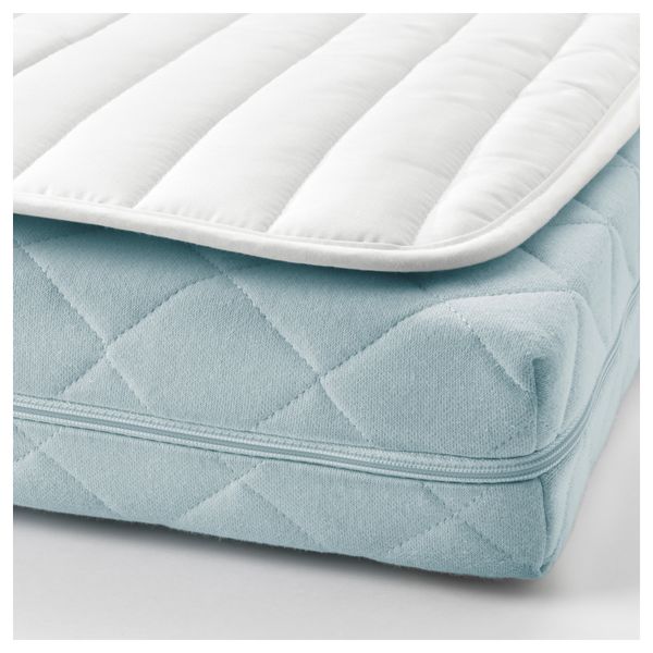 Тонкий матрас ВИССА ТУЛТА, белый (60x120 см) - схема-чертеж с размерами