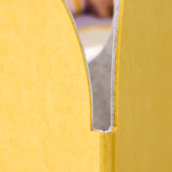 GREJSIMOJS ГРЕЙСИМОЙС Ширма - желтый/серый 190x120 см - фото 4