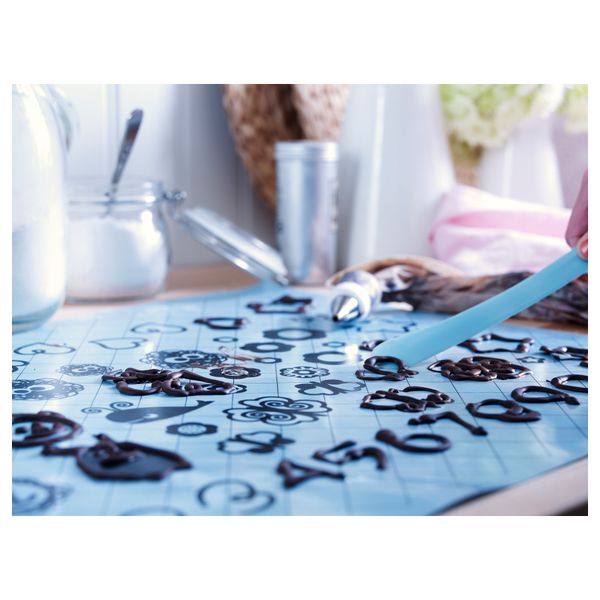 Лист для раскатывания теста и нож СОККЕРТАКА, голубой - фото 5