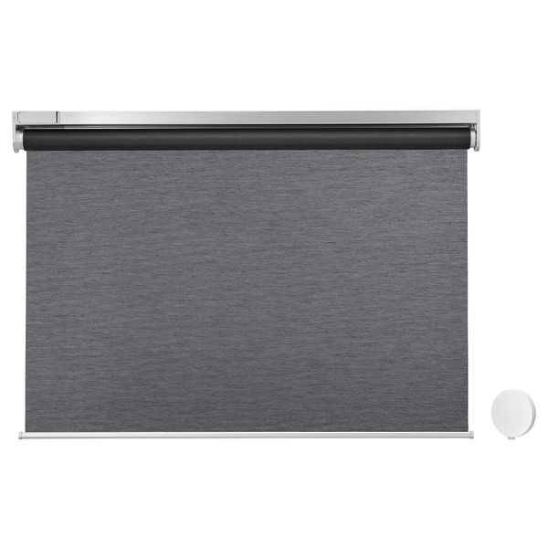 Рулонная штора + сетевой блок/компл, 120x195 см, белый IKEA KADRILJ 894.993.12 - фото 1