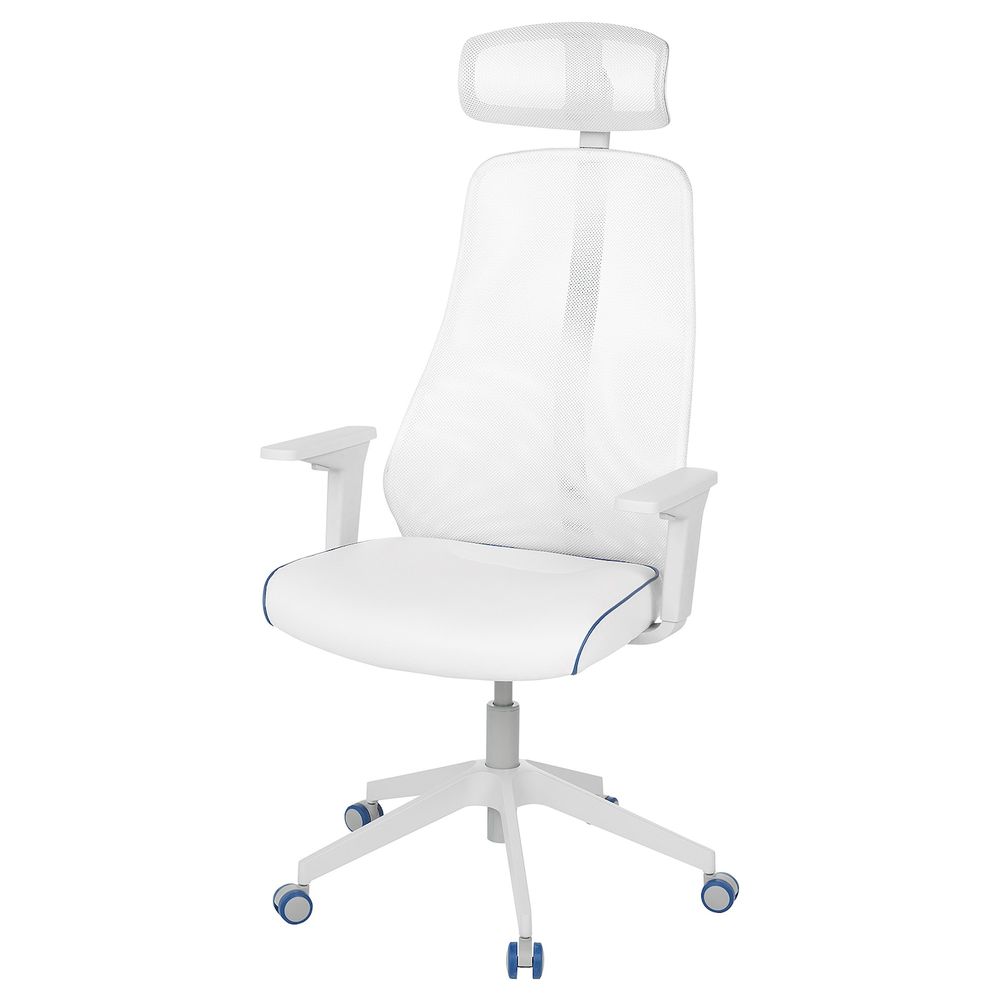 Стул для геймеров, Бумстад белый IKEA MATCHSPEL МАТЧСПЕЛ 605.076.09 - фото 1