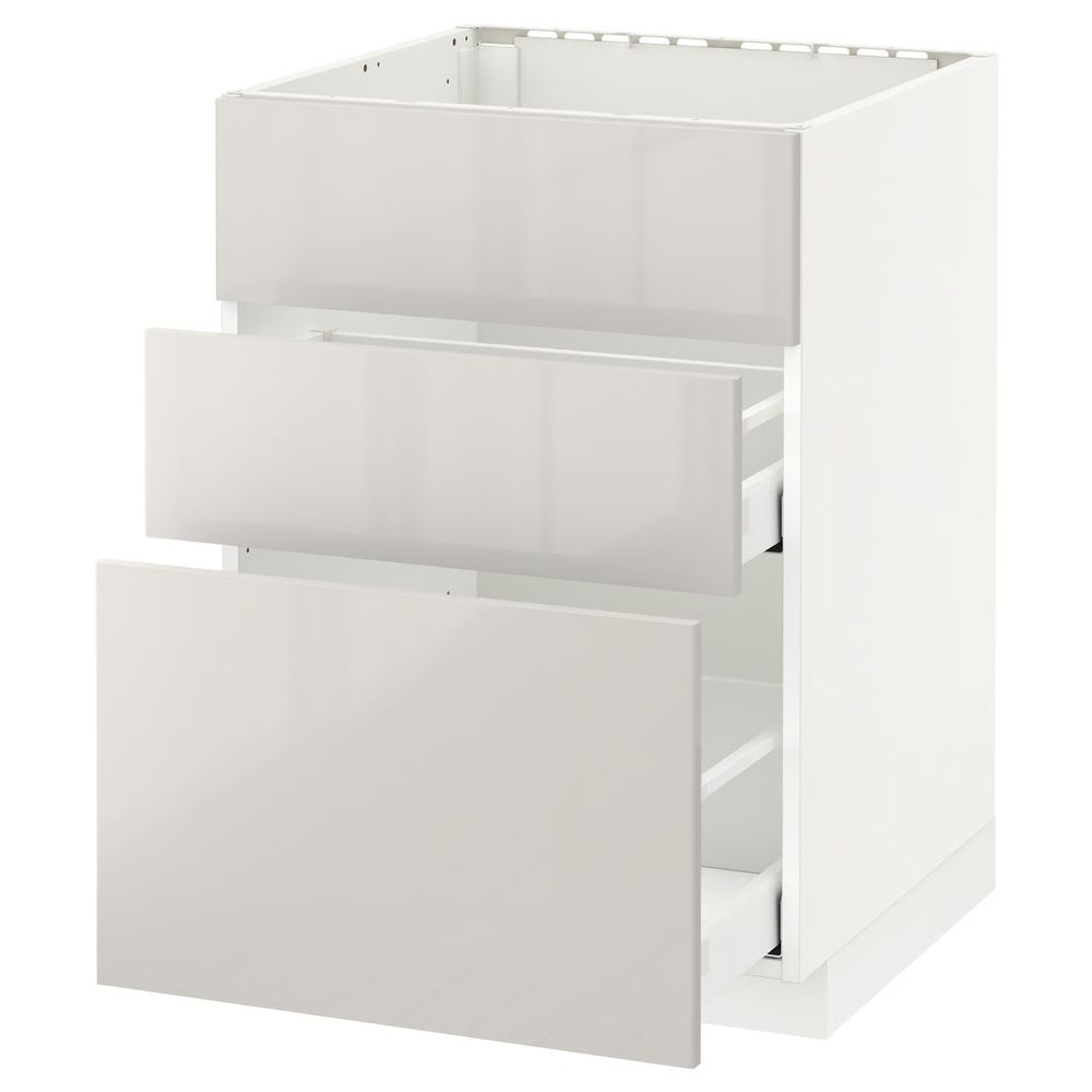 METOD / MAXIMERA Напольн шк п-мойку+3фрнт пнл/2ящ - фото 1