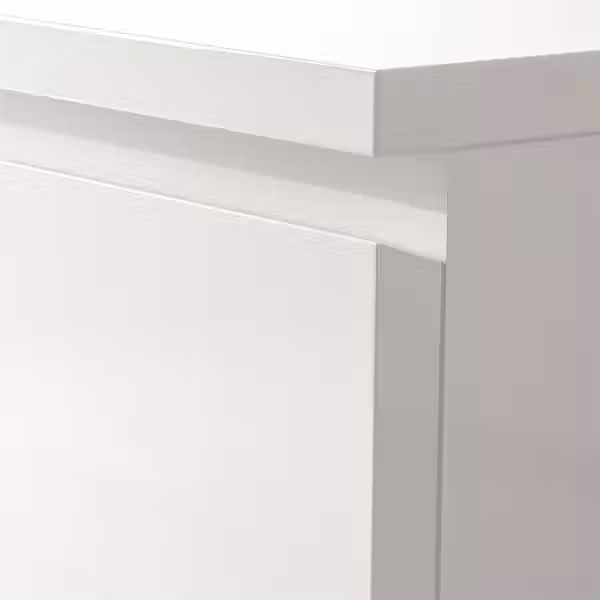 MALM Комод с 4 ящиками - глянцевый белый 80x100 см - фото 4
