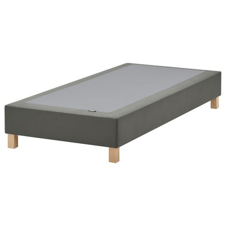 Реечное основание матраса с ножками, темно-серый, 90x200 см IKEA LYNGÖR 795.544.41