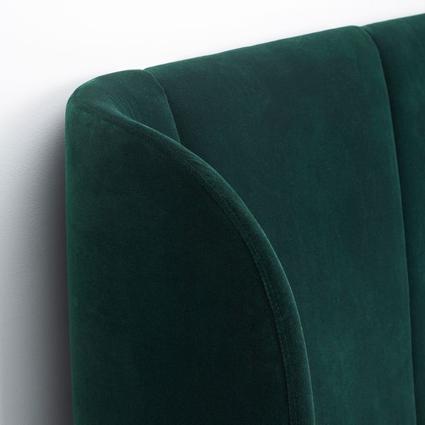 Каркас кровати с обивкой, 160x200 см, Djuparp темно-зеленый IKEA TUFJORD ТЮФЬЁРД 104.464.11 - фото 9