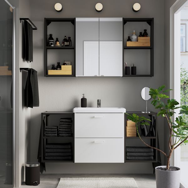 IKEA в интерьере ванной