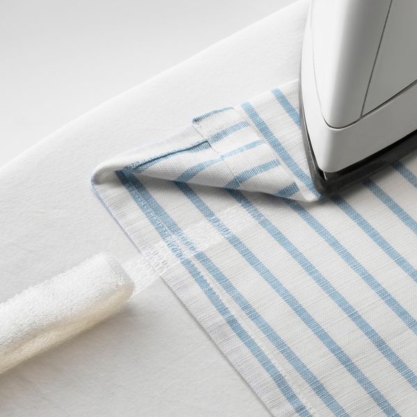 Гардины с прихватом, 2 шт., в полоску синий-белый 120x300 см IKEA GULSPARV ГУЛСПАРВ 904.270.98 - схема-чертеж с размерами