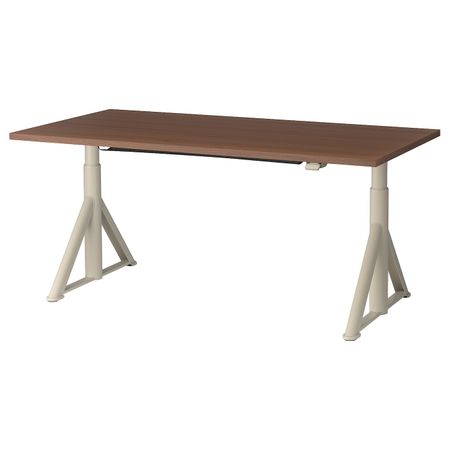 Стол/трансф, коричневый/бежевый 160x80 см IKEA IDÅSEN ИДОСЕН 092.809.73