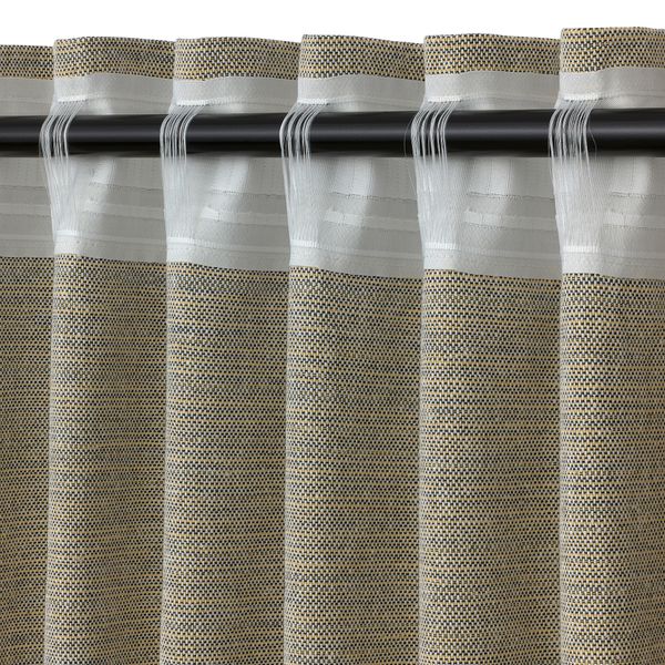 Затемняющие гардины, 2 шт., синий, желтый, 140x300 см IKEA VÄXELBRUK 405.689.48 - фото 6