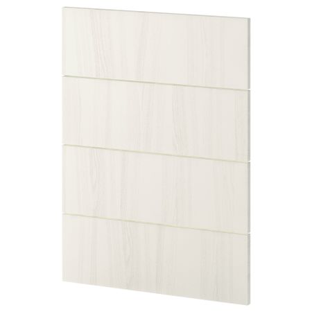 4 фронтальных панели для посудомоечной машины МЕТОД, Росдаль белый (60 см)