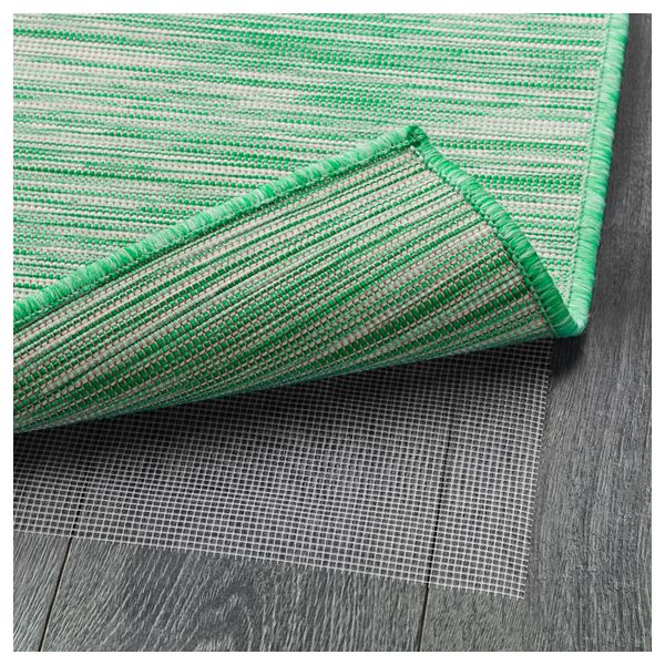 Ковер, безворсовый ХОДДЕ, д/дома/улицы зеленый (160x230 см) - фото 3