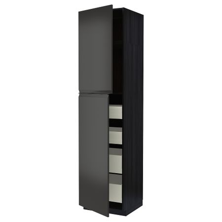Высокий шкаф, 2 дверцы, 4 ящика IKEA METOD МЕТОД, MAXIMERA МАКСИМЕРА 294.954.73