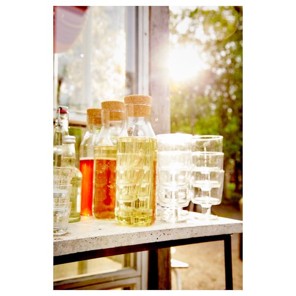 Графин с пробкой, прозрачное стекло/пробка 1 л IKEA IKEA 365+ ИКЕА/365+ 003.720.95 - фото 4