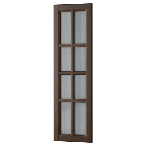 Стеклянная дверь ДАЛАРНА, темно-коричневый - схема-чертеж с размерами