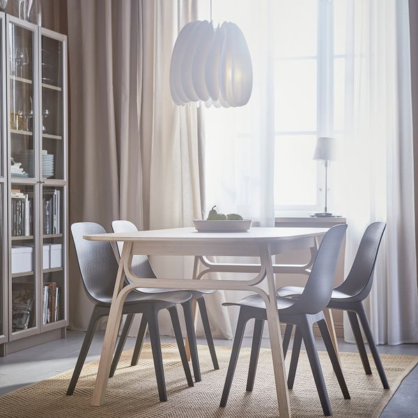 Стул, антрацит IKEA ODGER ОДГЕР 004.573.15 - фото 2