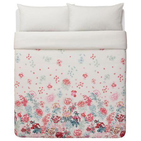 Пододеяльник и 2 наволочки, разноцветный 200x200/50x70 см IKEA GRÖNVIDE ГРЁНВИДЕ 104.669.94