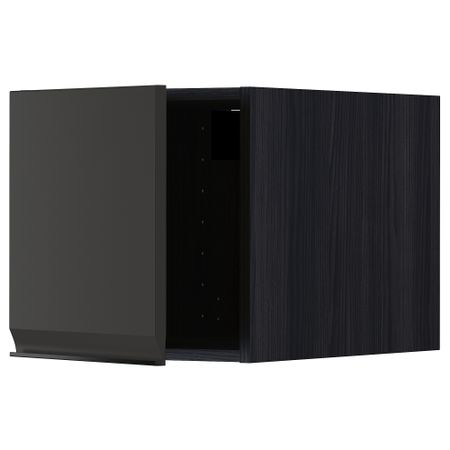 Верхний шкаф, черный, Upplöv матовый антрацит, 40x40 см IKEA METOD МЕТОД 194.956.09