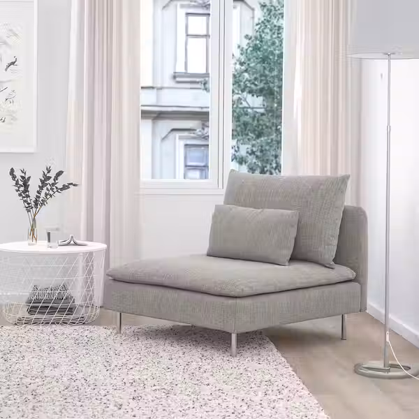 SÖDERHAMN 1-местная секция - Viarp бежевый/коричневый - фото 2