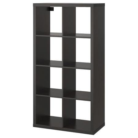 Стеллаж, черно-коричневый 77x147 см IKEA KALLAX КАЛЛАКС 703.795.74