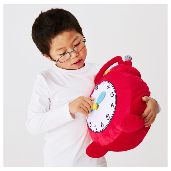 Мягкая игрушка ХЕММАХОС, часы, красный - фото 2