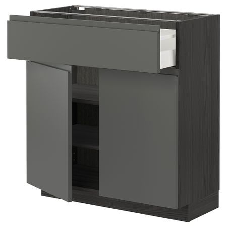 Напольный шкаф с ящиком, 2 дверцами IKEA METOD МЕТОД, MAXIMERA МАКСИМЕРА 494.627.92
