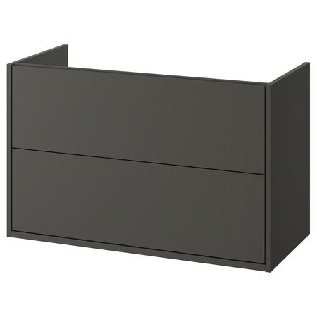 HAVBÄCK Шкаф для раковины с ящиками - темно-серый 100x48x63 см
