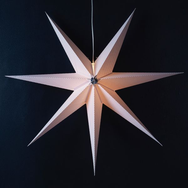 Абажур, в полоску красный, 70 см IKEA СТРОЛА 304.440.05 - схема-чертеж с размерами