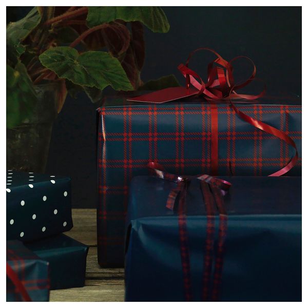 Набор для/упаковки подарков,15 предмета ВИНТЕР 2018, красный, синий - фото 2