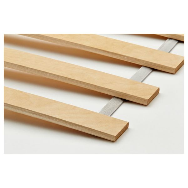 Каркас кровати, коричневая морилка ясеневый шпон/Лурой 160x200 см IKEA MALM МАЛЬМ 092.108.95 - фото 6