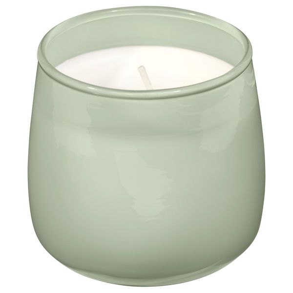 Ароматическая свеча в стакане ФРИСКХЕТ, бирюзовый Водный поток, бирюзовый (7.5 см) - фото 2