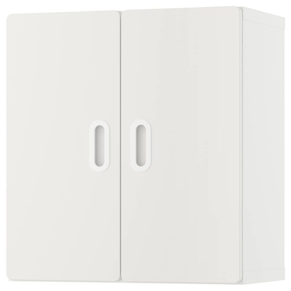 Навесной шкаф, белый/белый 60x30x64 см IKEA STUVA СТУВА / FRITIDS ФРИТИДС 592.767.37 - фото 1
