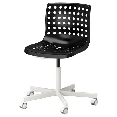 Рабочий стул, черный-белый IKEA SKÅLBERG СКОЛБЕРГ / SPORREN СПОРРЕН 692.756.62