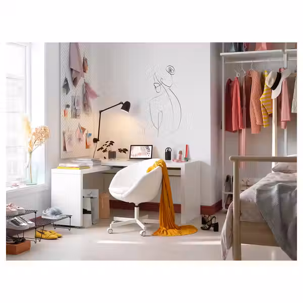 SKRUVSTA Рабочий стул - Ysane белый - фото 4