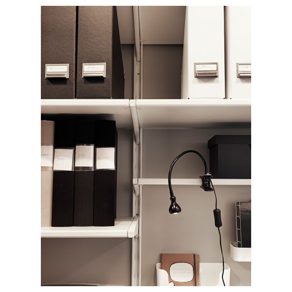 Софит настенный, с зажимом, светодиодн, черный IKEA ЯНШО 303.607.17 - фото 5