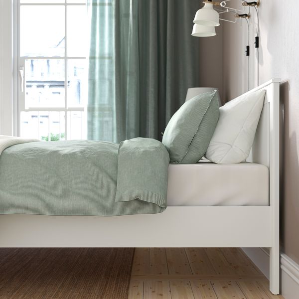 Каркас кровати, белый, 160x200 см IKEA SONGE СОНГЕSAND СОНГЕСАНД 603.725.06 - фото 5