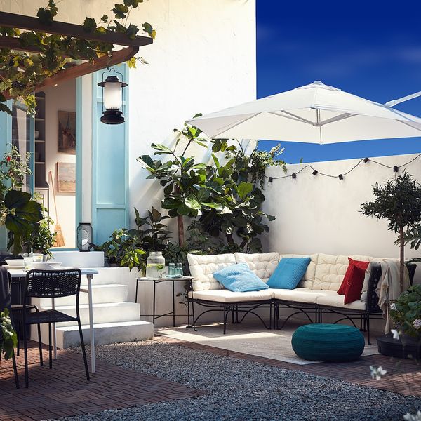 Садовое легкое кресло, темно-серый/Куддарна бежевый 65x73x71 см IKEA JUTHOLMEN ЮТХОЛЬМЕН 293.851.58 - фото 5