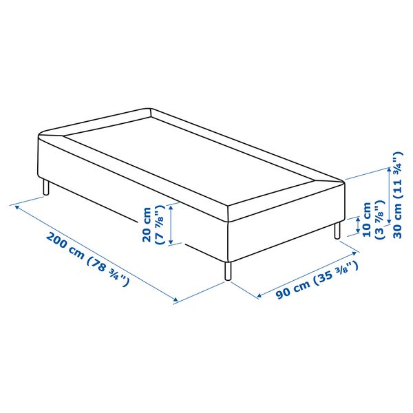 IKEA, дополнительный ракурс - схема-чертеж с размерами