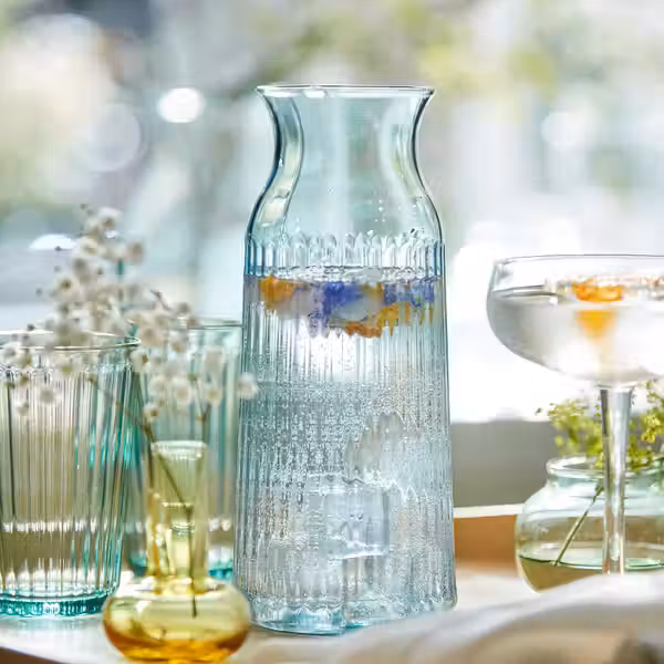 SMÖRFISK СМЁРФИСК Графин - светлая бирюза 1.0 л - фото 2