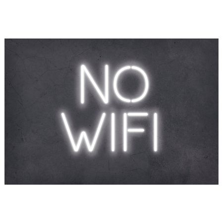 Холст, No wifi 118x78 см IKEA БЬЁРКСТА 404.482.58