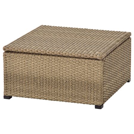Садовый табурет, коричневый 62x62 см IKEA SOLLERÖN СОЛЛЕРОН 003.736.17