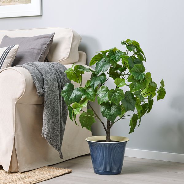 Кашпо, 19 см, для дома, улицы синий IKEA KAMOMILL КАМОМИЛ 404.852.22 - фото 3