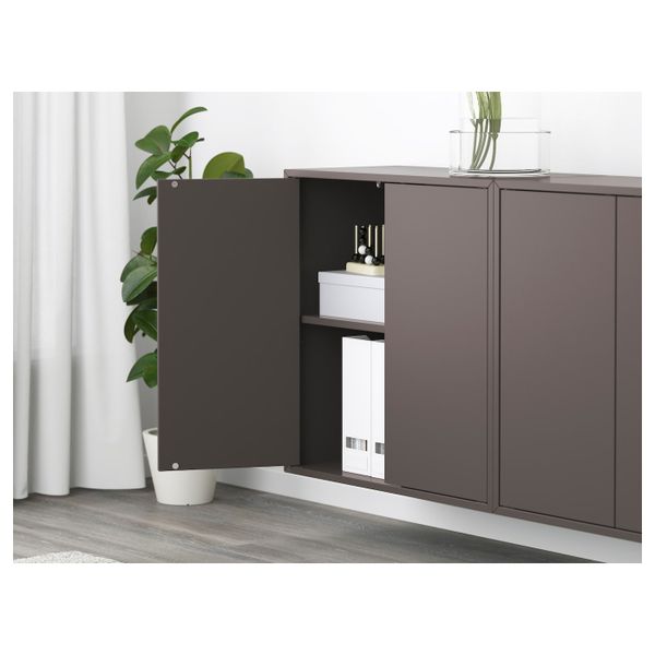 Комбинация настенных шкафов, темно-серый 175x25x70 см IKEA EKET ЭКЕТ 392.864.07 - фото 4