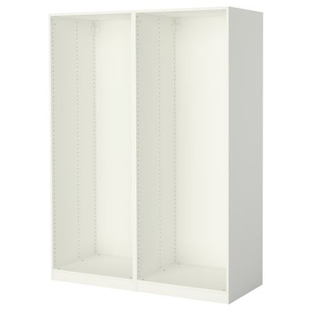 PAX 2 каркаса гардеробов - белый 150x58x201 см