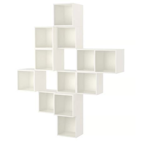 EKET Комбинация настенных шкафов - белый 175x35x210 см