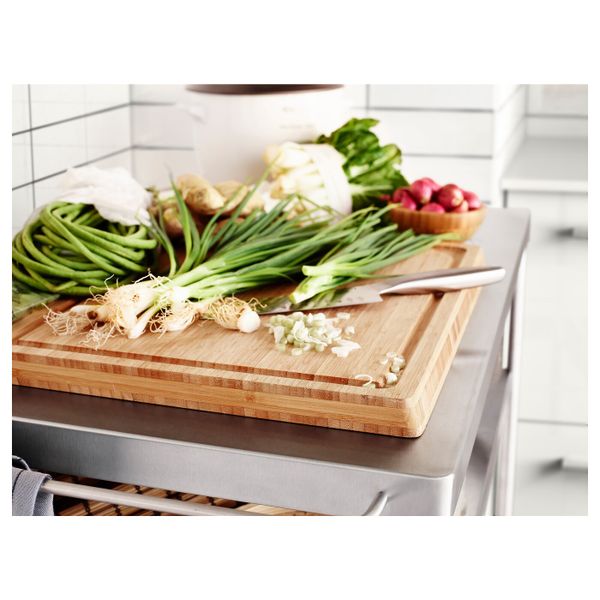 Доска для разделки мяса, бамбук 45x36 см IKEA APTITLIG АПТИТЛИГ 803.748.87 - фото 4