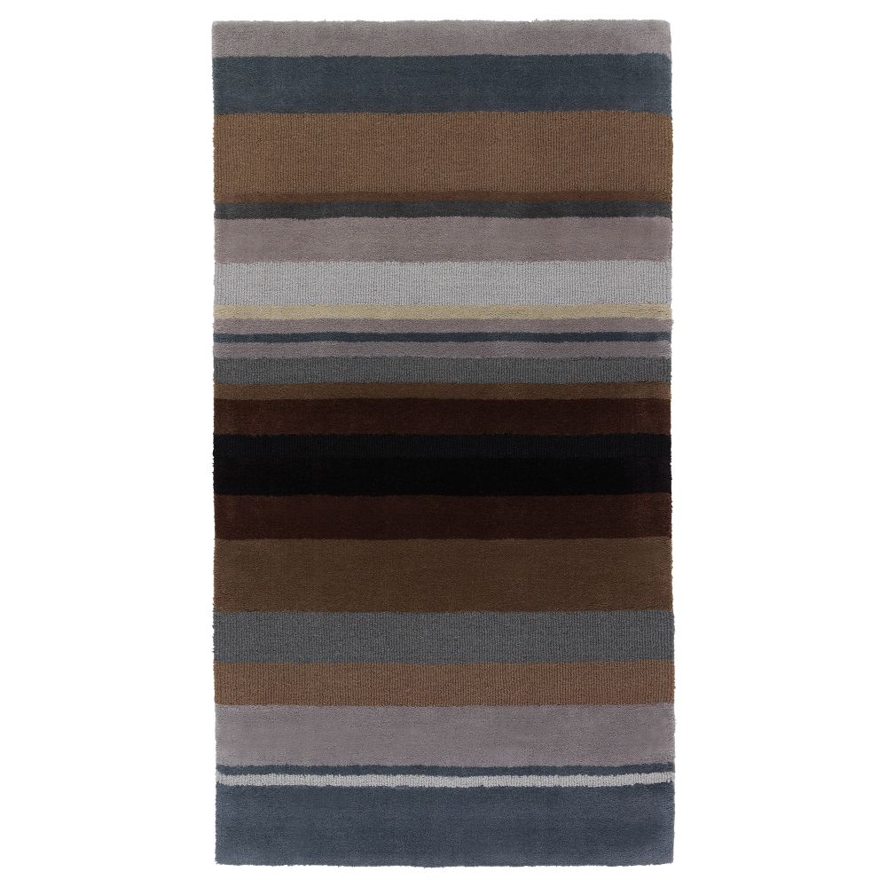 Ковер, короткий ворс СТОКГОЛЬМ, коричневый ручная работа коричневый (80x150 см) - фото 1