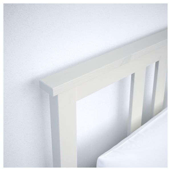 Каркас кровати ХЕМНЭС, белая морилка, Лонсет - фото 4