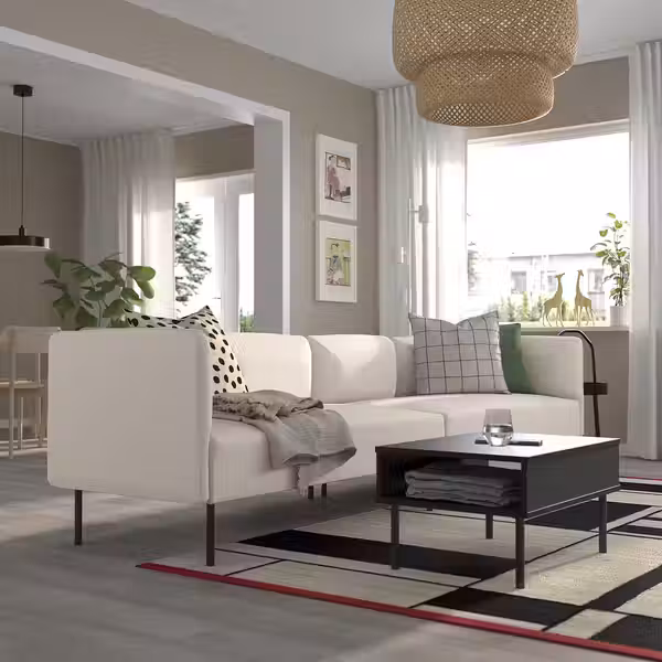 LILLEHEM 4-местный модульный диван - Vissle/бежевый металлический - фото 2