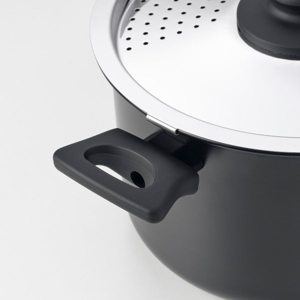 Кастрюля с крышкой, черный 5 л IKEA HEMLAGAD ХЕМЛАГАД 204.622.12 - фото 5